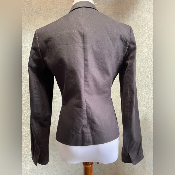 Theory Womens Black Blazer Size 2 - Picture 4 of 8